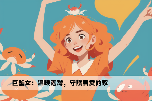 巨蟹女：溫暖港灣，守護著愛的家