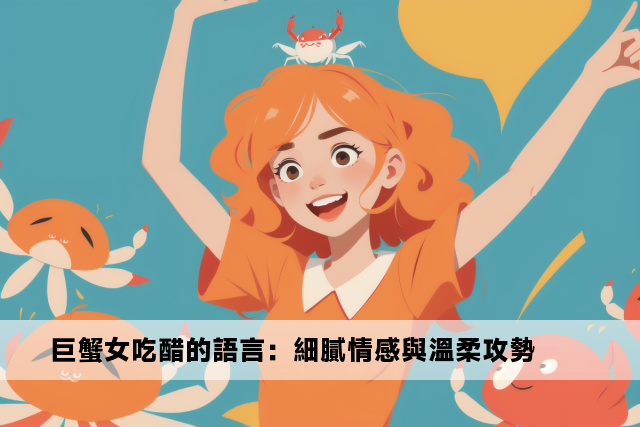 巨蟹女吃醋的語言：細膩情感與溫柔攻勢