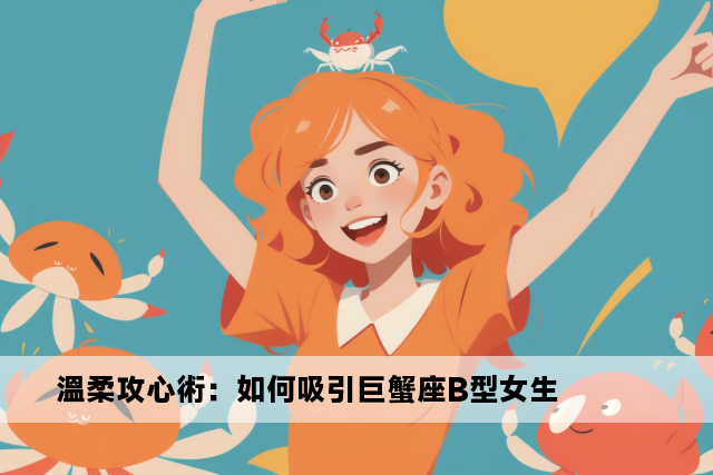 溫柔攻心術：如何吸引巨蟹座B型女生