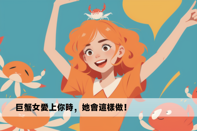 巨蟹女愛上你時，她會這樣做！