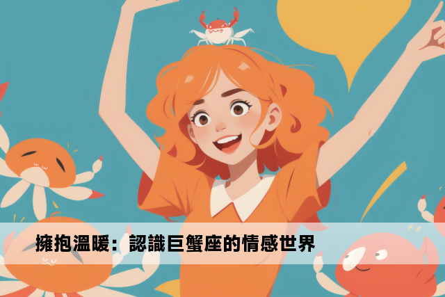 擁抱溫暖：認識巨蟹座的情感世界